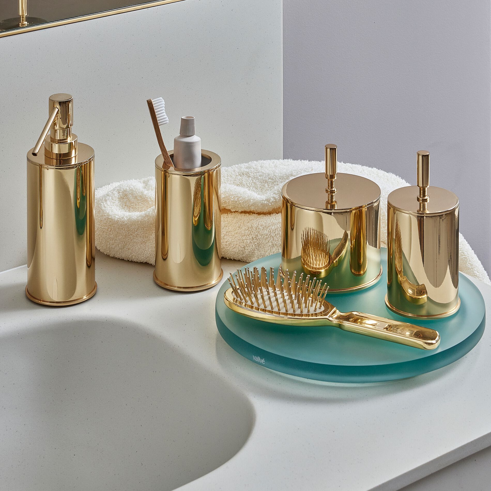 Держатель зубной щетки из хромированного металла Vallvé RITZ ARCH-00003585 - Вид №7