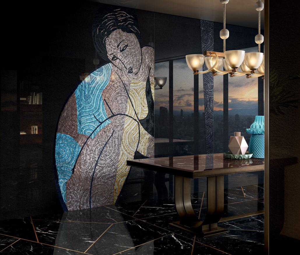 SICIS La Penseuse Vetrite Art sun-id-1991242