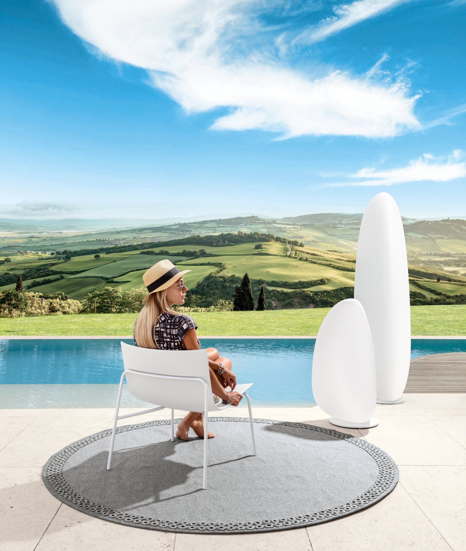 Напольная лампа из полиэтилена Talenti ARCH-00051029 - Вид №2