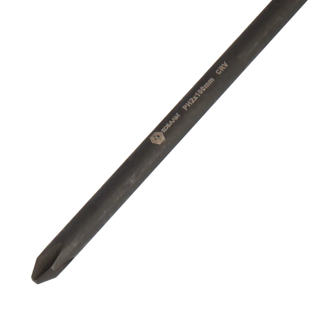 Отвертка крестовая КОБАЛЬТ PH2x100 мм - надежный инструмент для точных работ 89373899 STLM-1406044 - Вид №1
