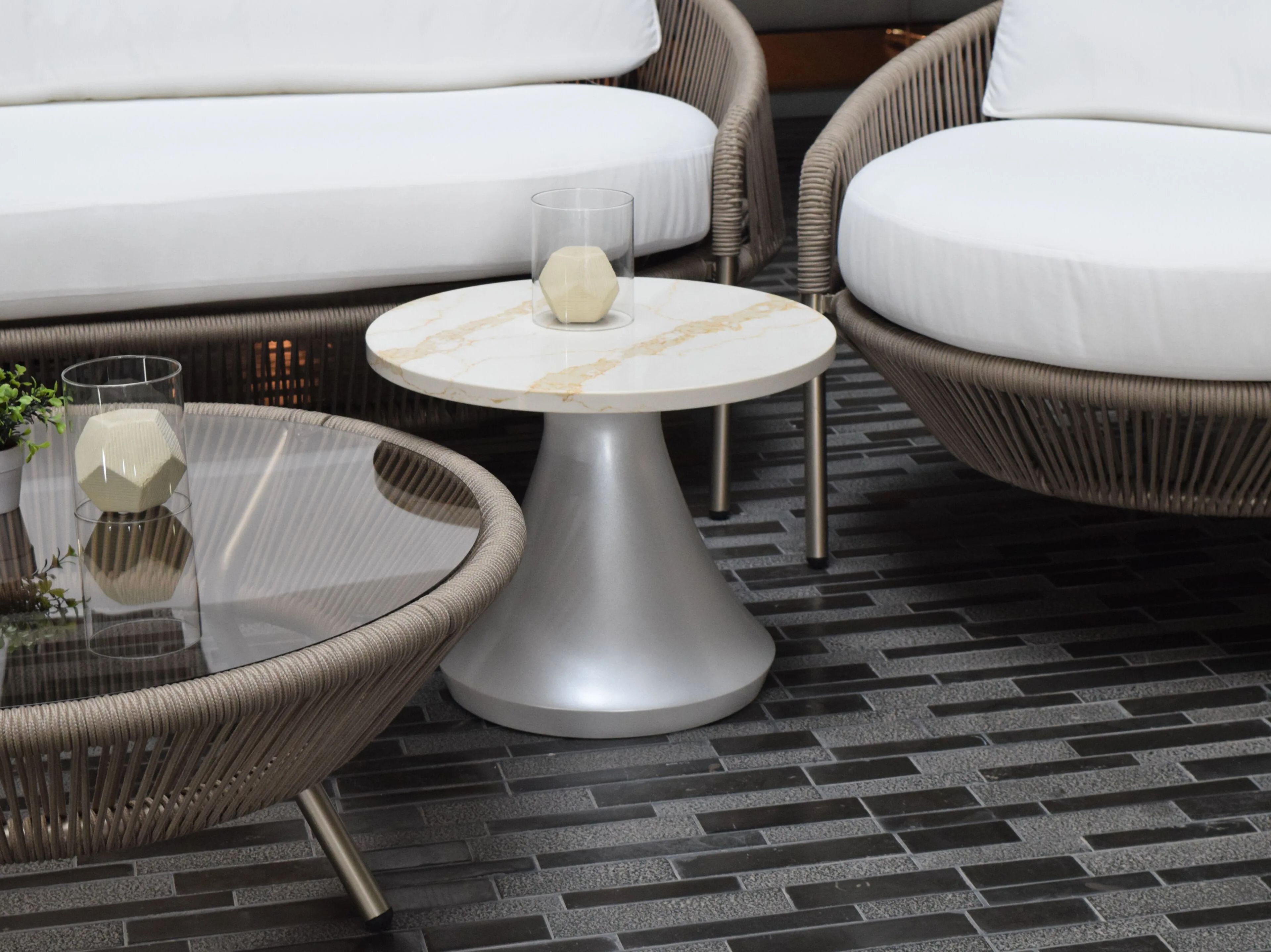 Круглый мраморный журнальный столик ABLE Реймс ARCH-00103052 - Вид №4