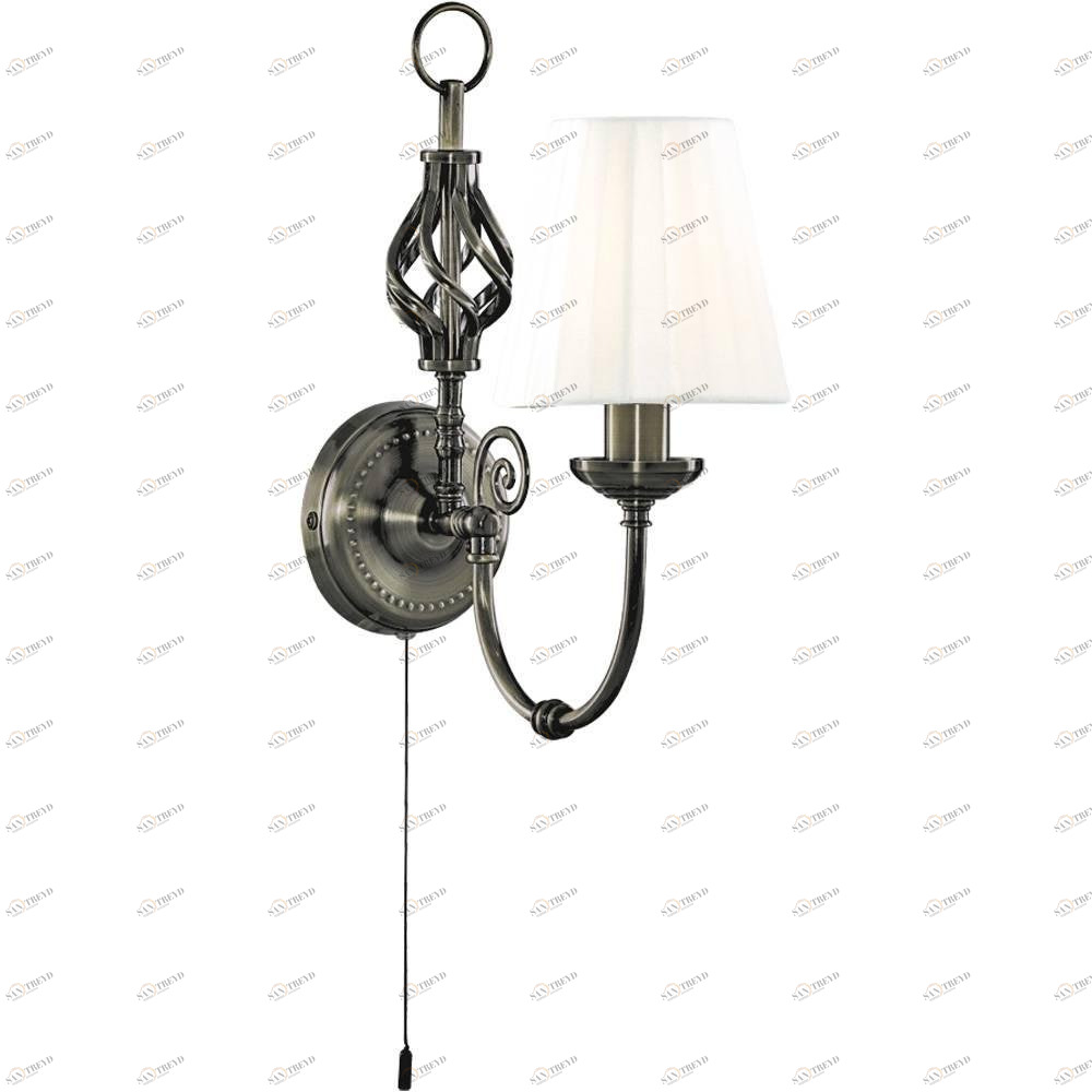 Бра Arte Lamp Zanzibar A8390AP-1AB ARTE LAMP  078154 Белый;бронза 