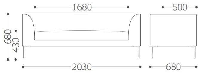 VAGHI 3-х местный диван Alias as As30 - Вид №3