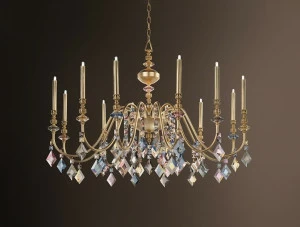 Masiero Металлическая люстра с кристаллами Chic