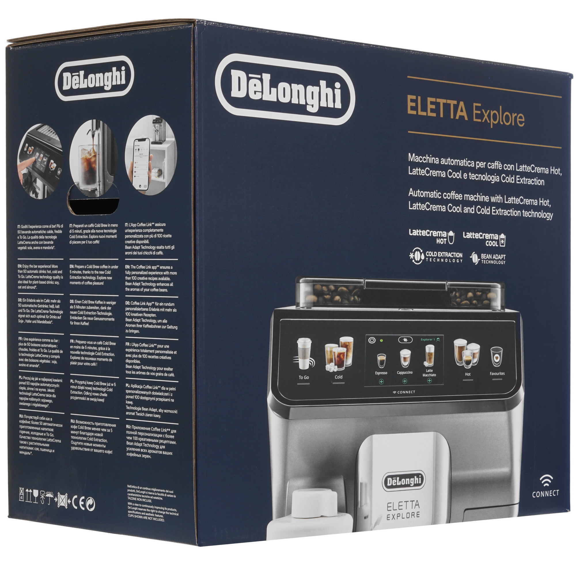 5401854 Кофемашина автоматическая DeLonghi ECAM 450.65 S серебристый STDN-0120509 - Вид №9
