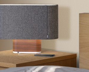 Деревянная светодиодная прикроватная лампа