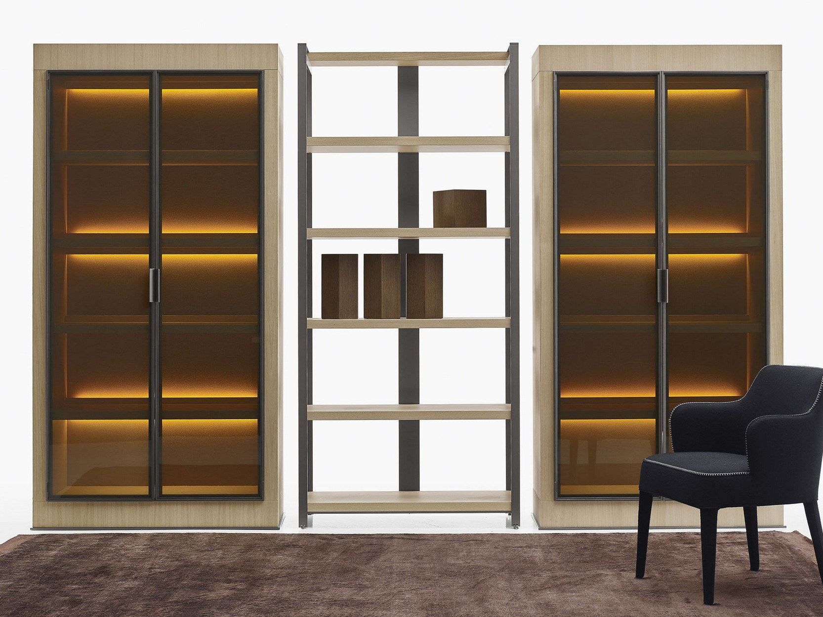 Деревянная витрина со встроенным освещением Maxalto Геракл ARCH-00142228 - Вид №2