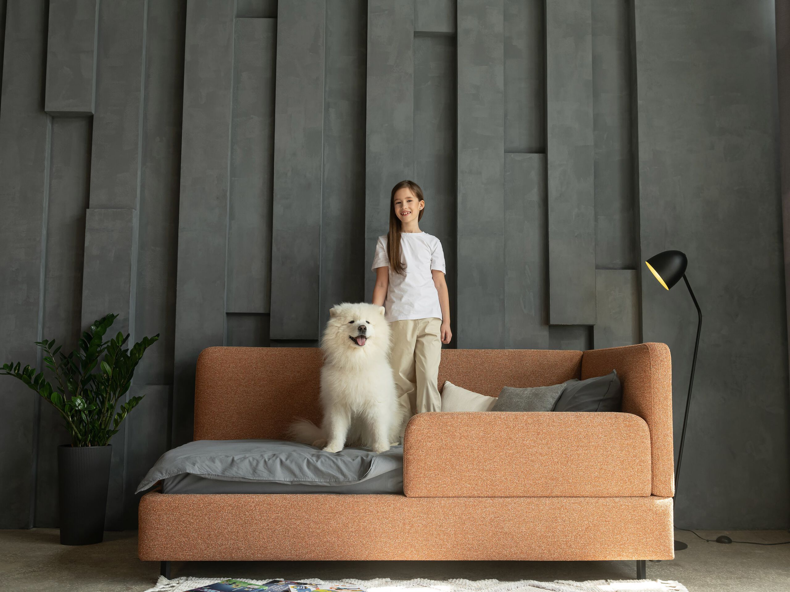 Односпальная кровать с мягким изголовьем Woodsoft TRENTO ARCH-00079873 - Вид №2