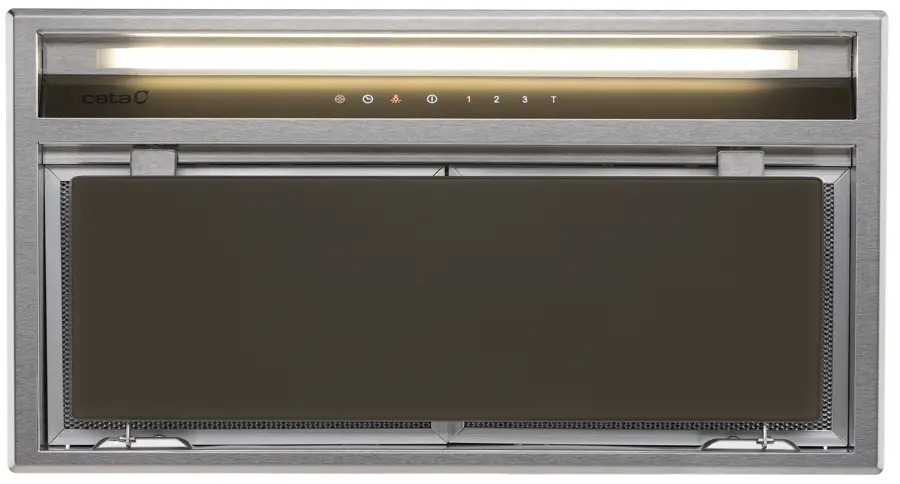 90689075 Встраиваемая вытяжка Cata Gcx 53 sd 53 см цвет серый металлик STLM-0339055