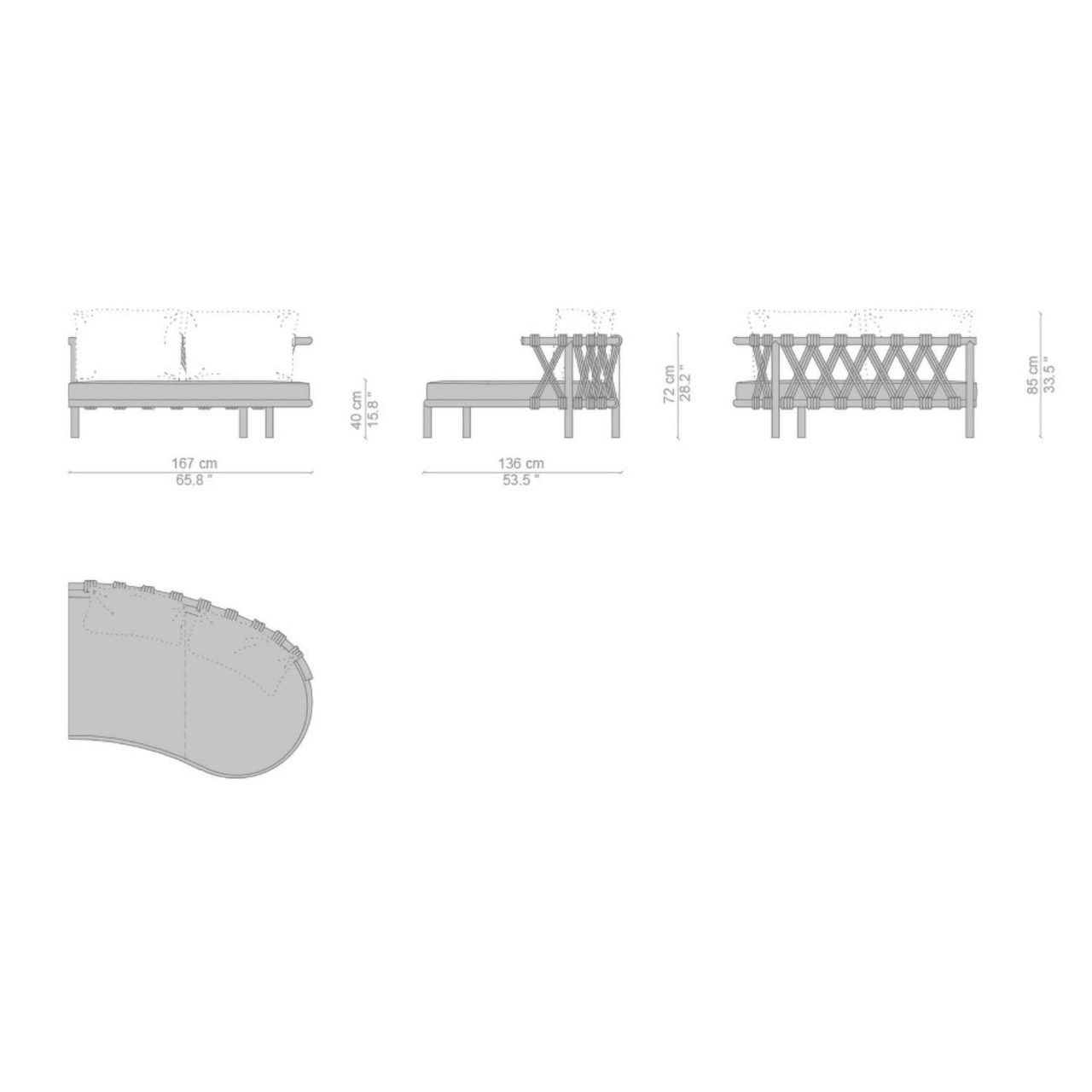 Модульный садовый диван CASSINA Trampoline ARCH-00122194 - Вид №12