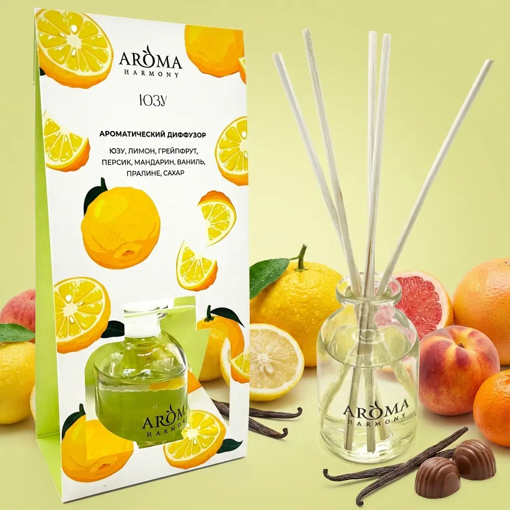Ароматический диффузор Aroma Harmony Юзу 30 мл STLM-2102091