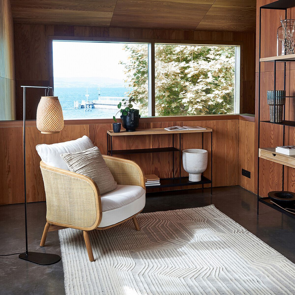 Прямоугольная консоль из дерева и металла AMPM Tidder ARCH-00149461 - Вид №3