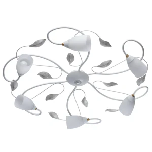 Люстра потолочная «Верона», 6 ламп, 18 м², цвет белый