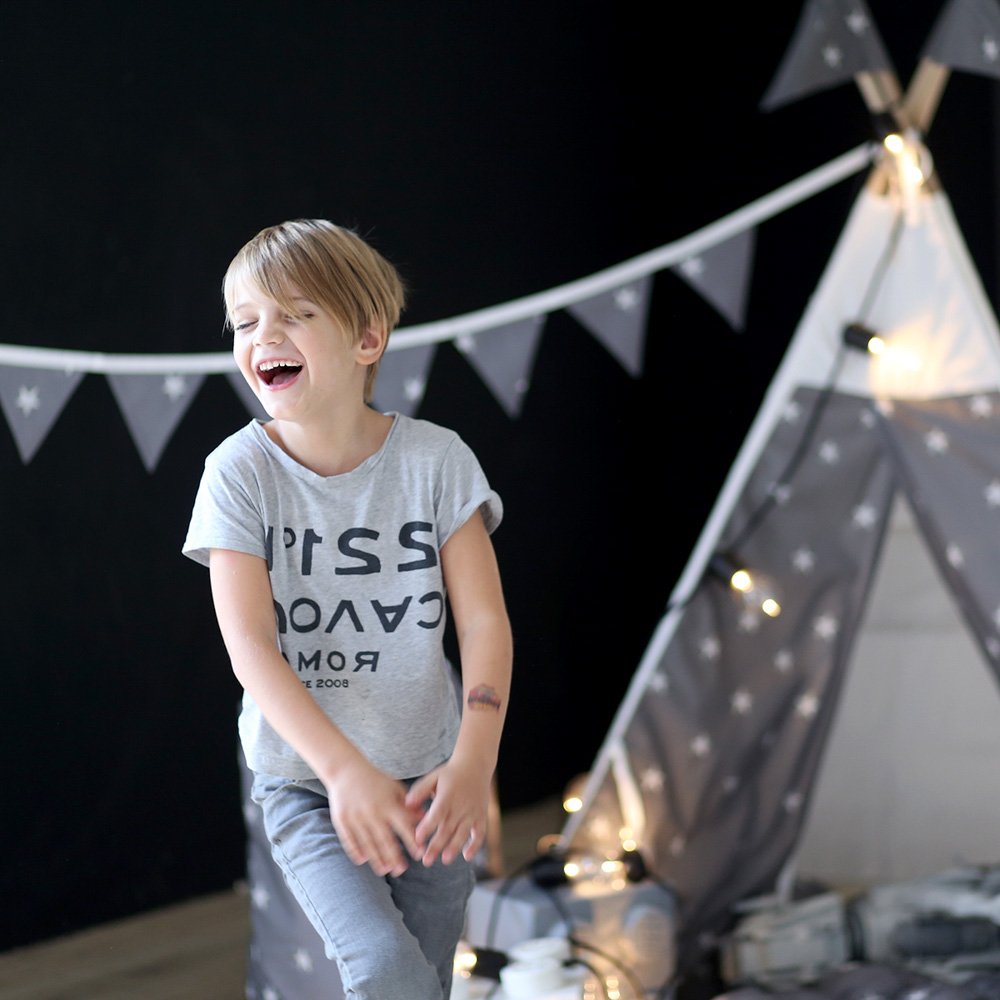 Гирлянда из 8 флажков Звездопад VAMVIGVAM ЗВЕЗДОПАД 282171 Серый Santreyd  - Вид №5