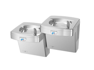 Бесконтактный диспенсер для воды с фонтаном