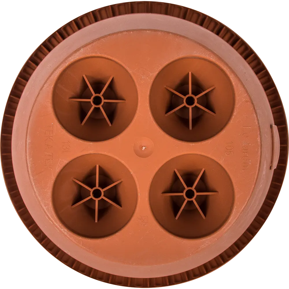 ТЕК.А.ТЕК Горшок для крупных растений терракотовый 13 л 11952672 Жардин STLM-0001644 - Вид №2