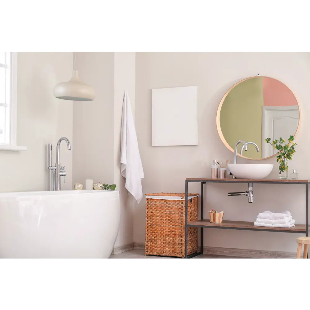 Краска Luxens для кухни и ванной - влагостойкая матовая белая 2.5 л 81963489 STLM-0015604 - Вид №11