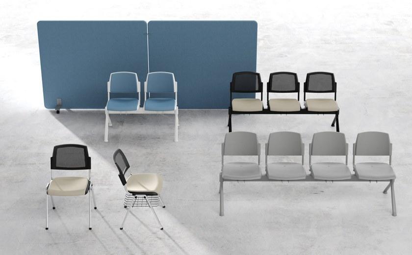 IBEBI Штабелируемый стул для конференций из сетки Wampa mesh sun-id-1426305 - Вид №2