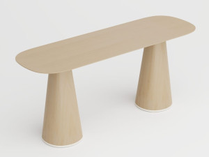 Деревянный высокий бочковый стол