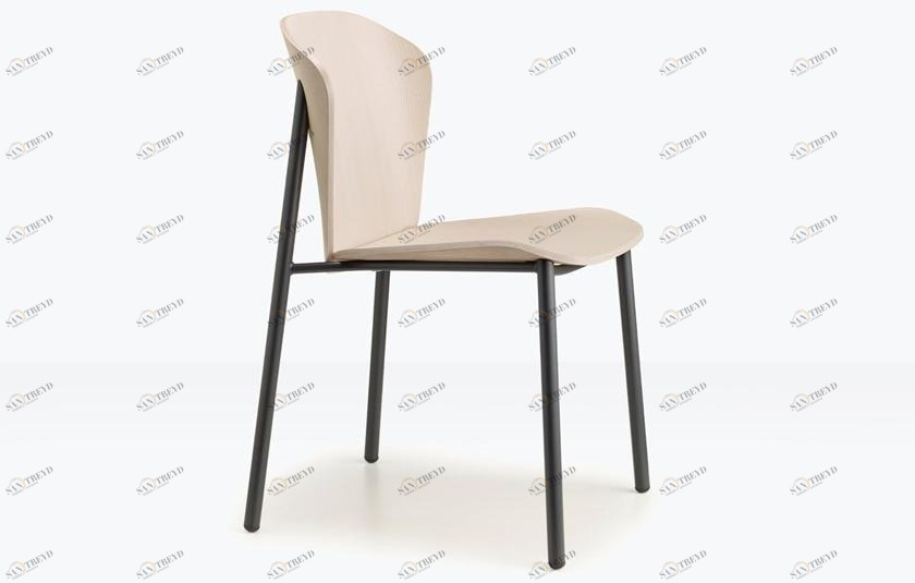 SCAB DESIGN Стул из стали и дерева Finn sun-id-1357682