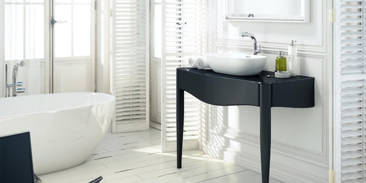 Тумба для ванной Lavello 114 Glass LAVG-N-114-AN Victoria + Albert LAVGN114AN - Вид №1