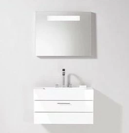 Композиция № 1 Crono Collection комплект мебели для ванной комнаты Burgbad