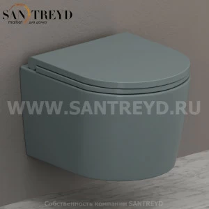 FOS06BL Подвесной унитаз настенный Синий Ceramica Globo FORTY3 Италия