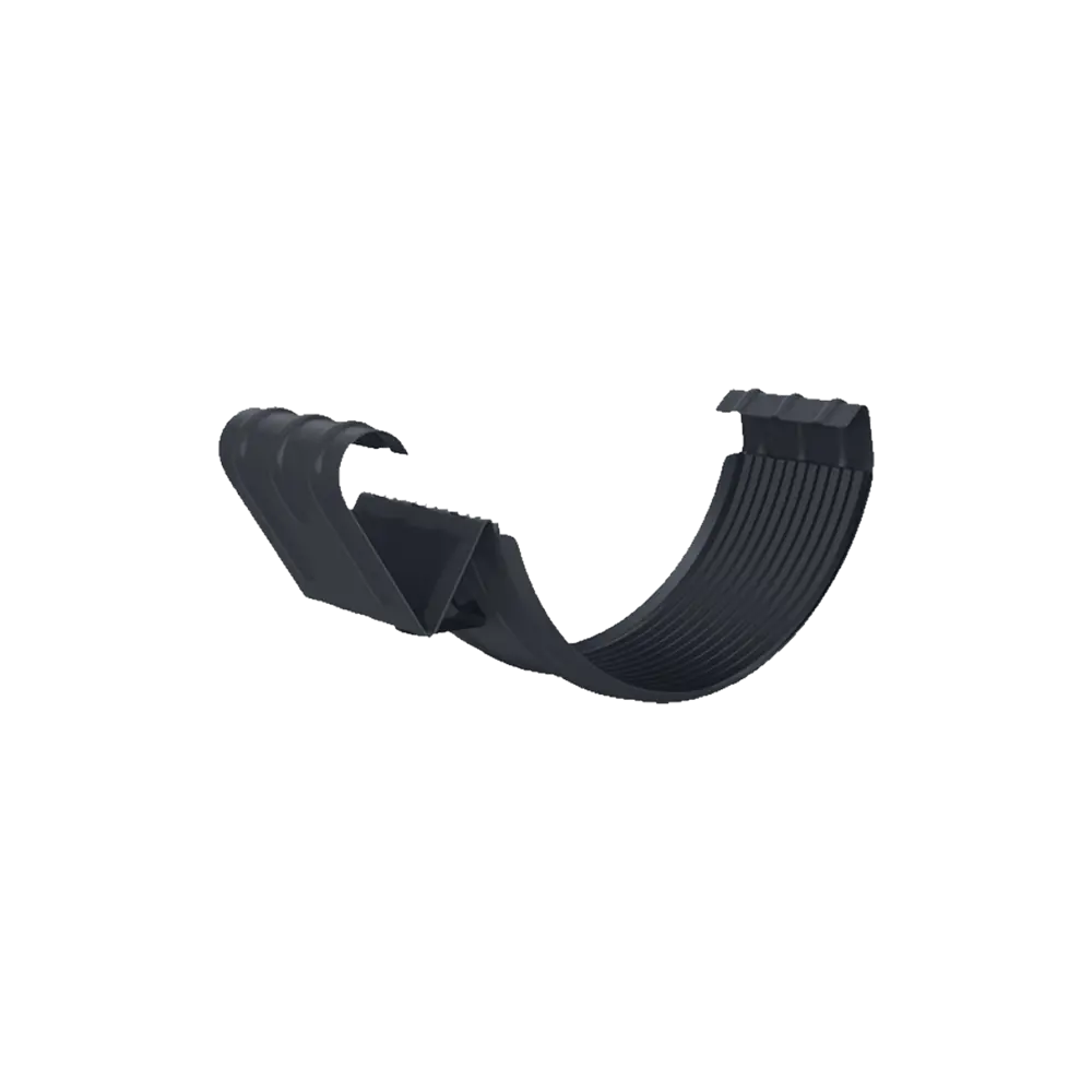 Соединитель желоба ø125 мм темно-серый ВЕГА STLM-2020133