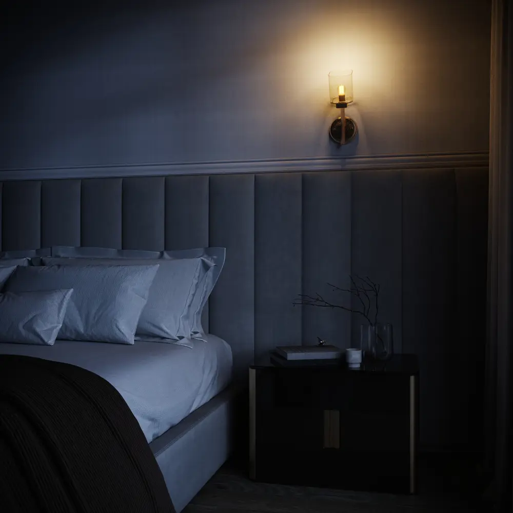 Бра Freya FR5095WL-01G, цвет золотистый/прозрачный STLM-2205012 - Вид №5