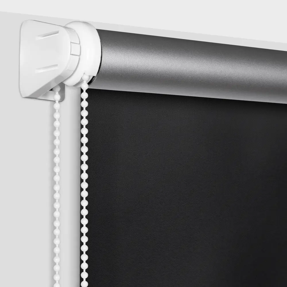 Штора рулонная блэкаут Silver 50x175 см черная GARDEN BLACKOUT Silver STLM-2150042 - Вид №1