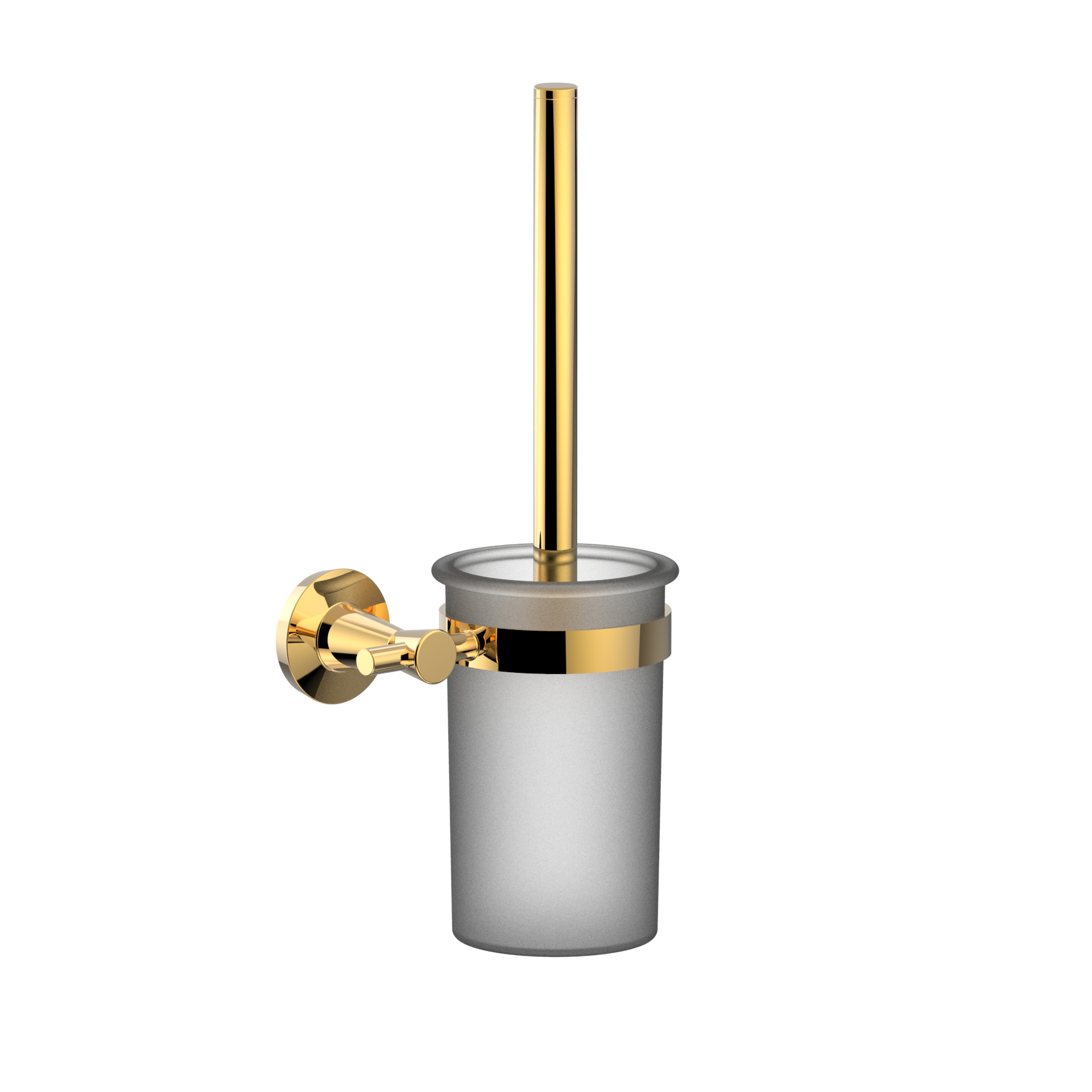 140113010a Ершик для унитаза Purity Gold со стеклом Eca 