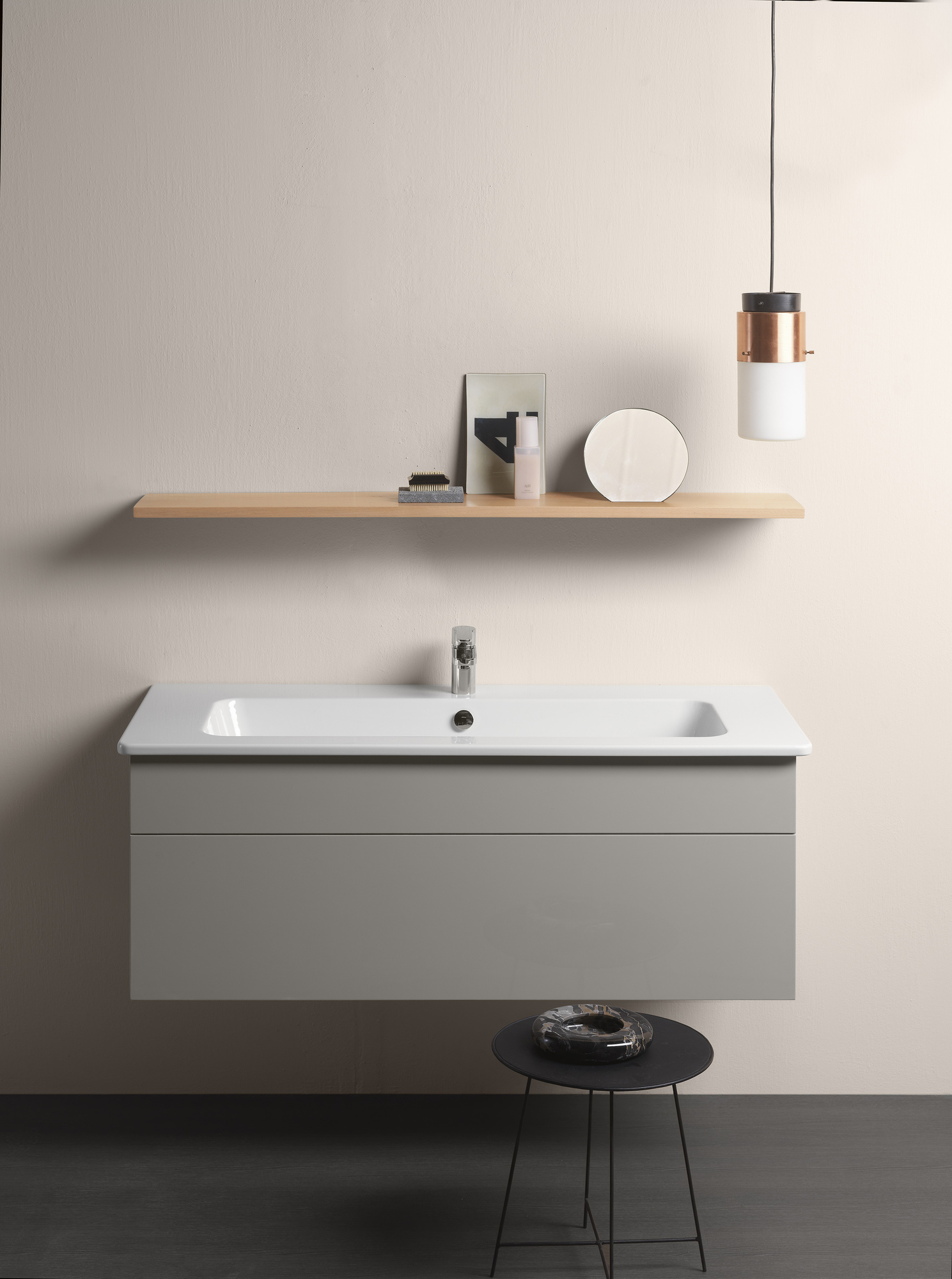 8824111 Подвесная раковина настенная овальная GSI ceramica City белая - Вид №3