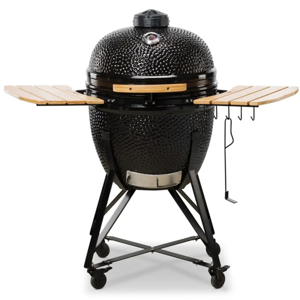 Гриль Kamado Bono Grande 23" ø59 h120 см керамика черный 89125778 STLM-2152404 