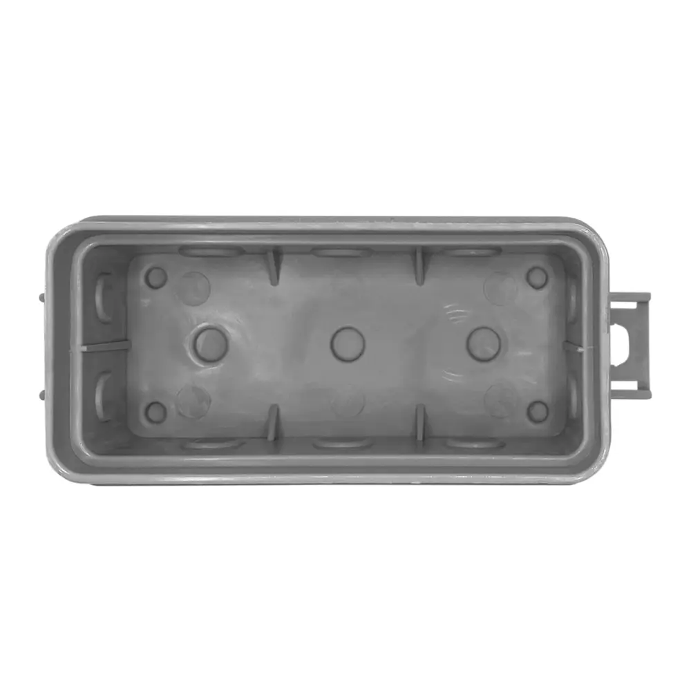 Распределительная коробка открытая Lexman D 90x42x40 мм 10 вводов IP55 цвет серый STLM-2062408 - Вид №2