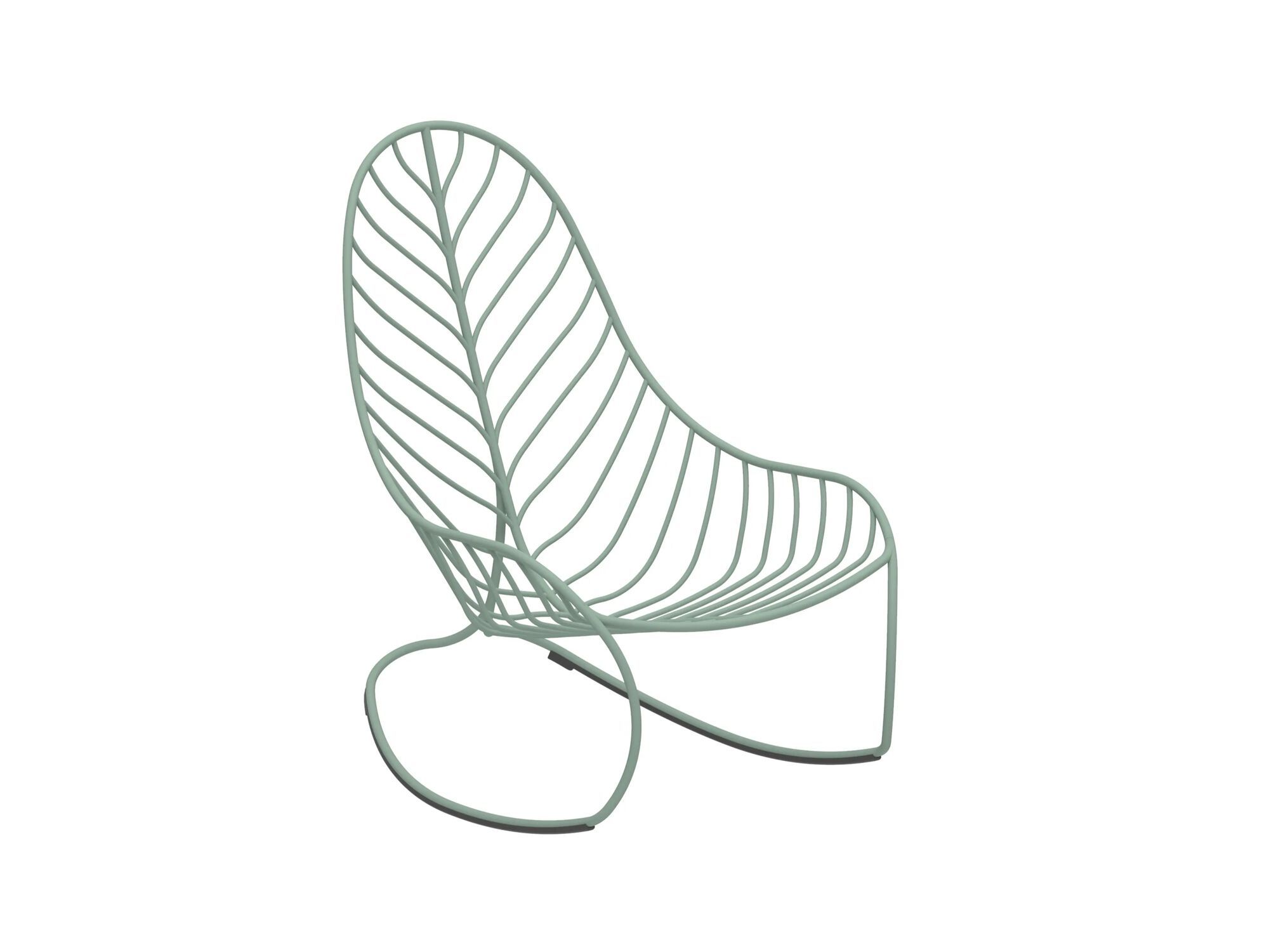 Кресло-качалка из нержавеющей стали Royal Botania Folia ARCH-00024823 - Вид №4