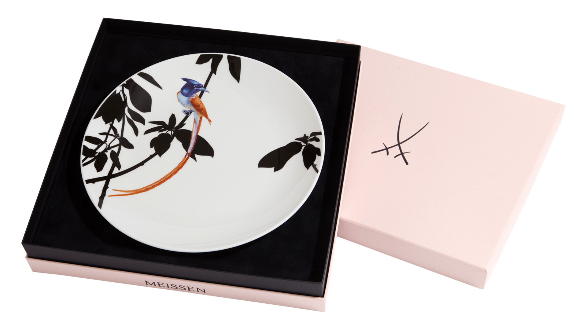 10649363 Meissen Тарелка настенная Meissen "Райская птица", 27,5см, п/к Фарфор, Керамика  - Вид №1