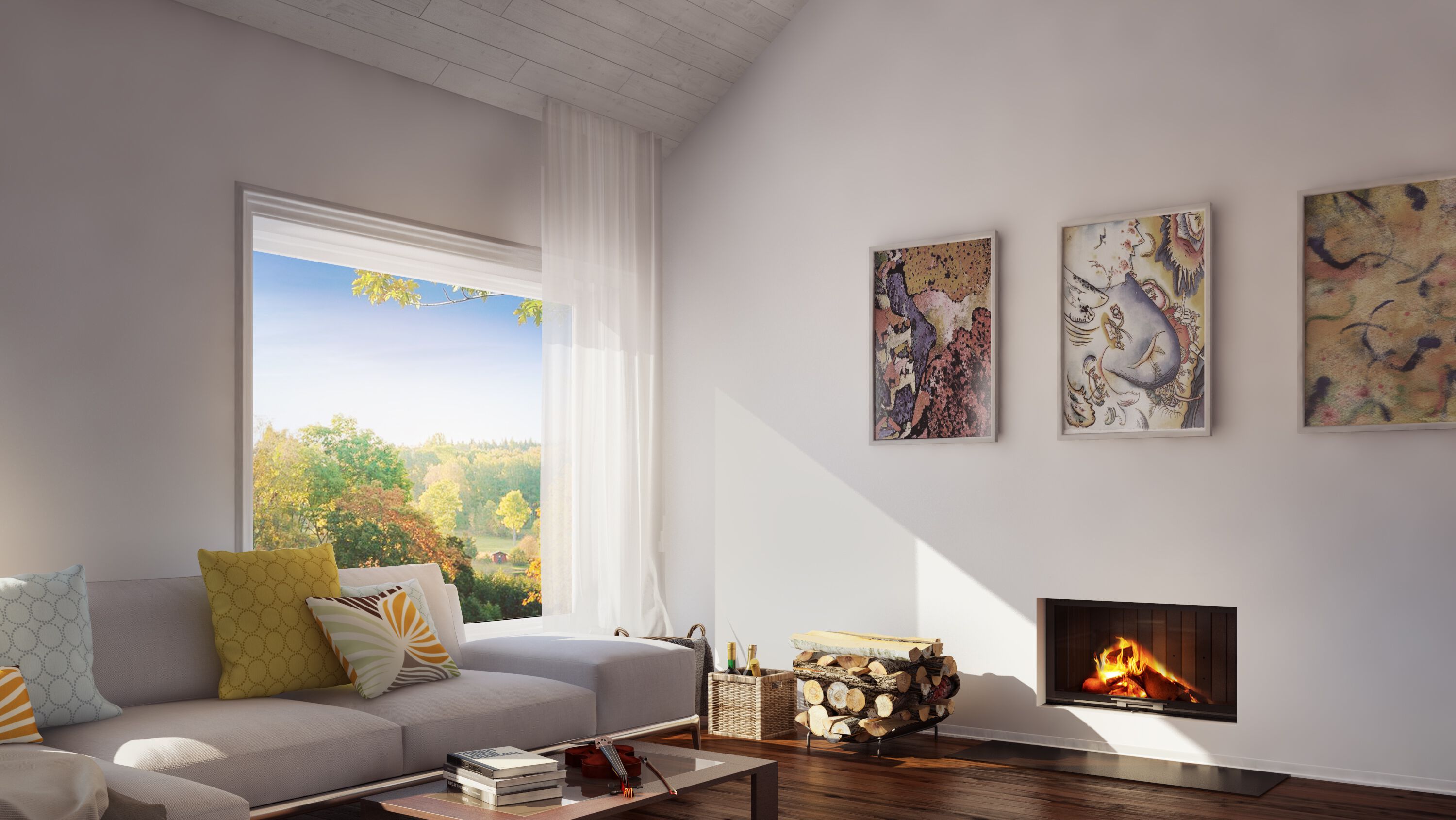 Стальной дровяной камин RÜEGG Скрипка ARCH-00094884