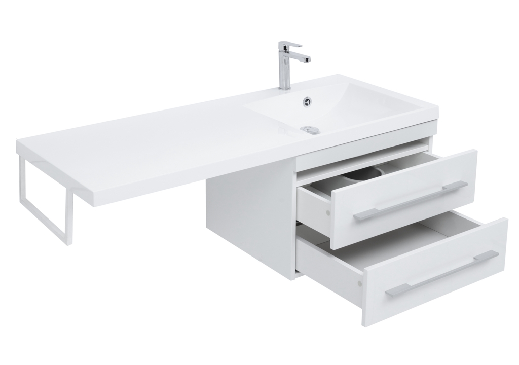 Тумба с раковиной Aquanet Нота 120 R белый 0017148300239568 - Вид №13