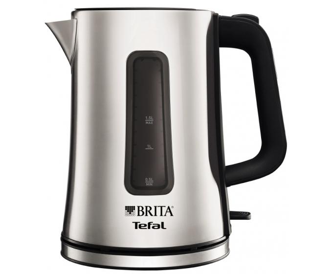 KI330DRU Чайник / нержавеющая сталь, 2400вт, скрытый нагревательный элемент, 1.5л Tefal Santreyd 