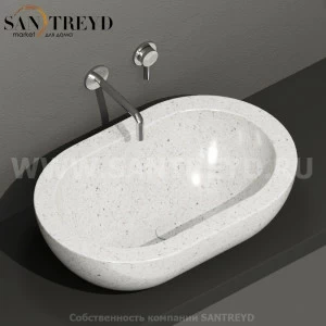 SC012GG Накладная раковина на столешницу  овальная Ceramica Globo