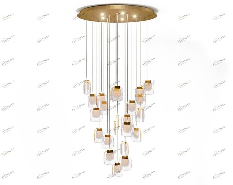 Paolo Castelli Подвесной светильник ручной работы из муранского стекла sun-id-1370882