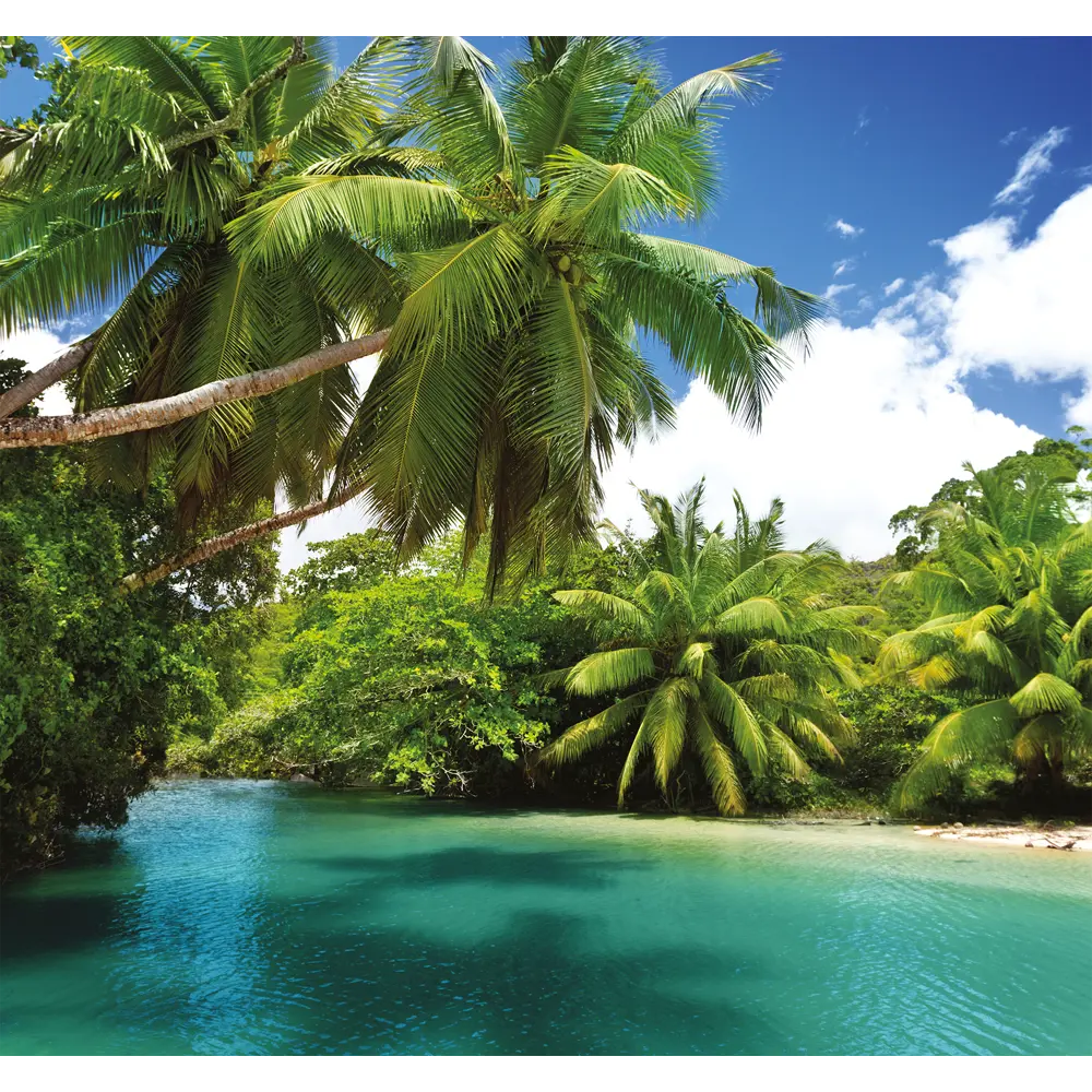 Фотообои 3D Flizart «Тропический остров», флизелиновые, 300x280 см FBRUSH STLM-2038517