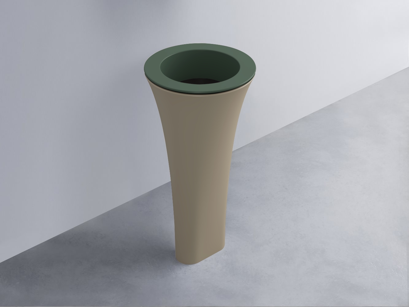 AMLA45-MU+AMPILT-LV+AMCOLT-AV Раковина Amedeo Tondo отдельностоящая cielo Enjoy + Amedeo Ceramica Cielo