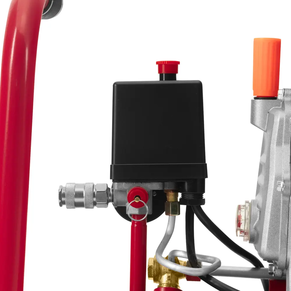 Компрессор сетевой поршневой масляный Kronwerk 58105, 50 л 220 л/мин STLM-2185706 - Вид №16