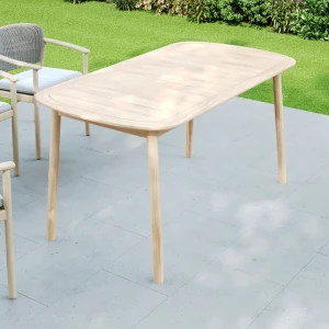 Стол садовый BEGINIA Fisht из натуральной акации для террасы 89382920