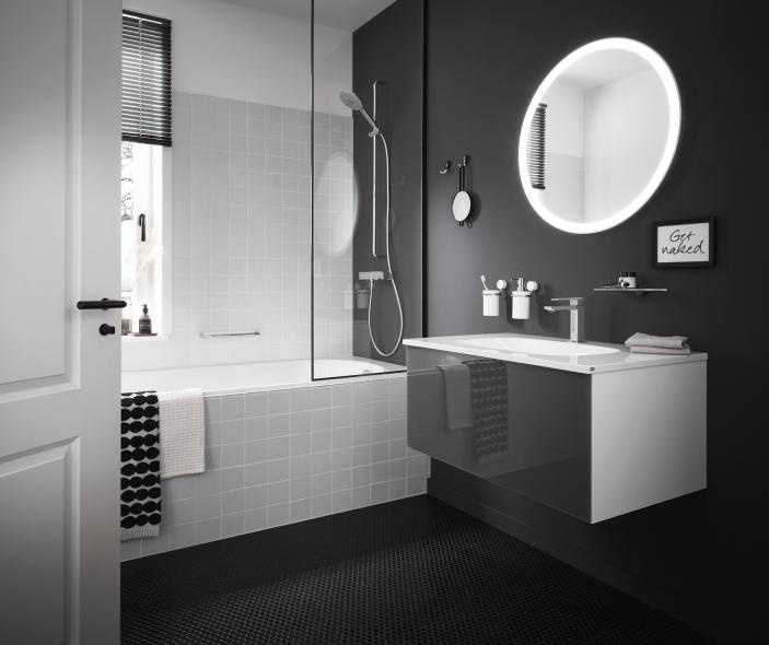 AQ1.12M10040 Однорычажный смеситель для раковины HEWI System-Armaturen  - Вид №10