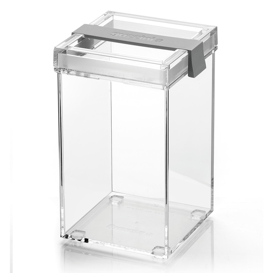 16920233 Контейнер с крышкой click&fresh l серый Guzzini 