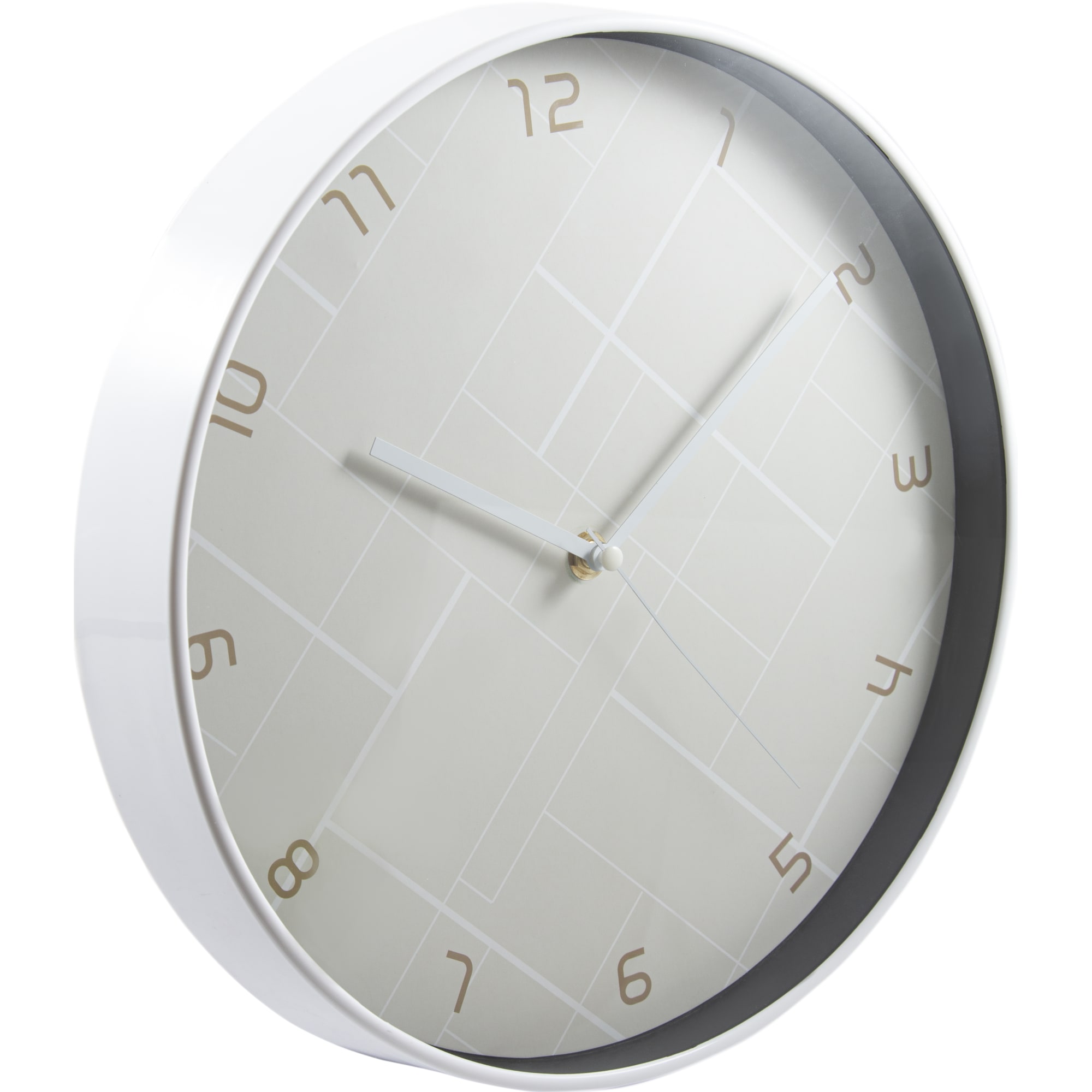 82735923 Часы настенные «» пластик серые 30х30х4 см Графика Santreyd  - Вид №2