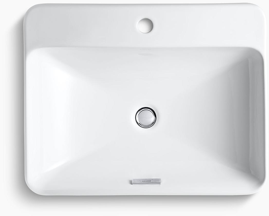 K-2660-1-7 Накладная раковина на столешницу  прямоугольная Kohler  - Вид №2
