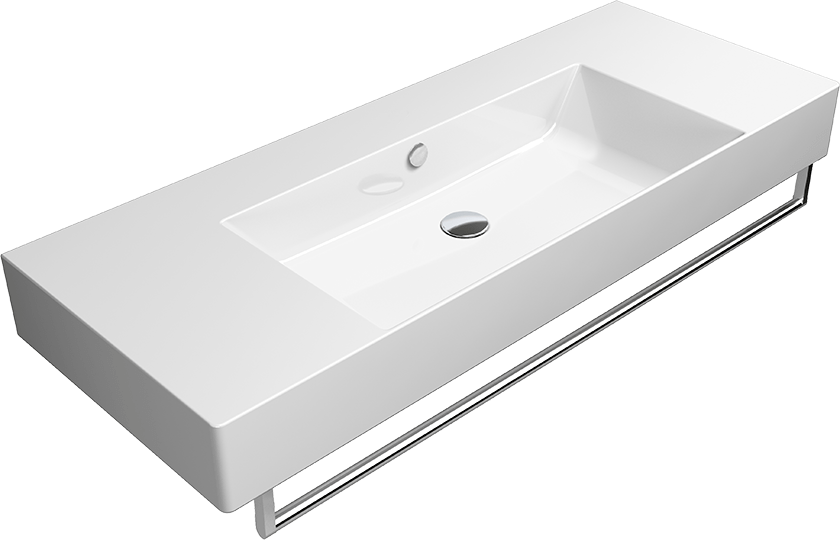 9452111 Подвесная раковина настенная овальная GSI ceramica  белая  - Вид №1